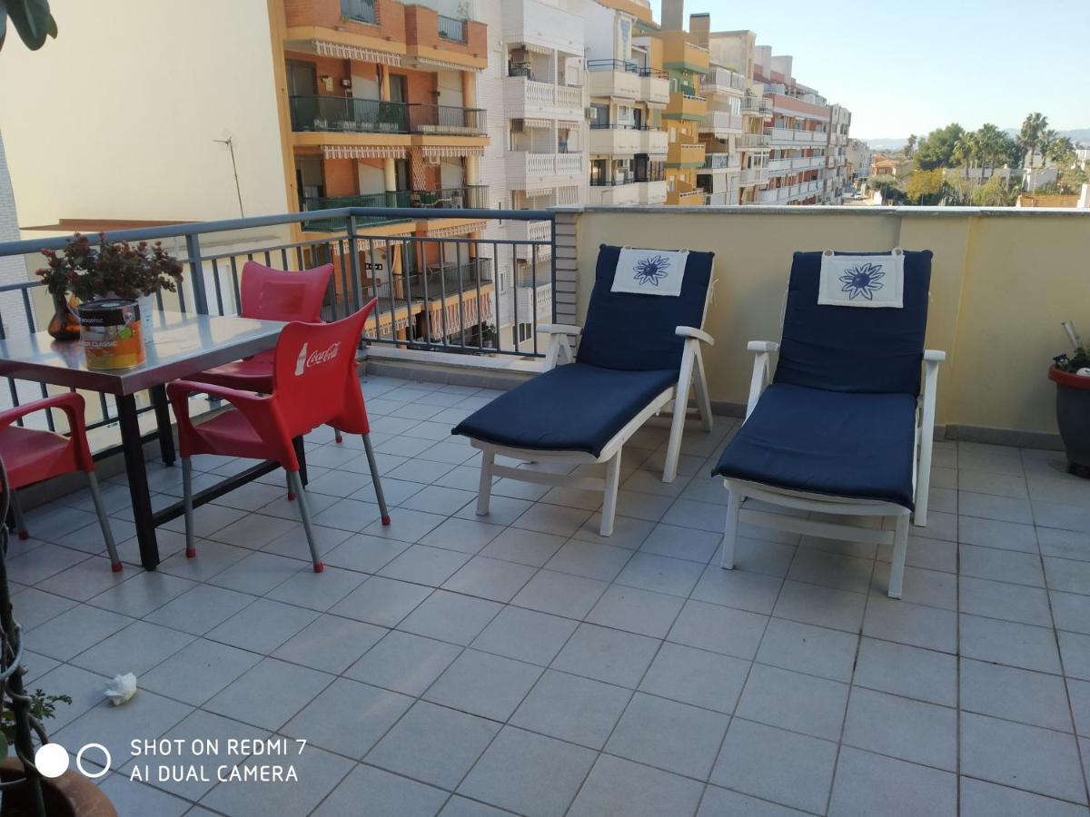 Habitacion Familiar En Un Atico Con Gran Terraza Y,Cocina ,En La Playa 부리아나 외부 사진